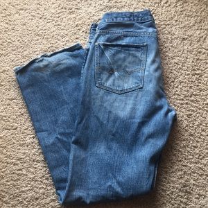 American Eagle low rise boot jeans size 33/32